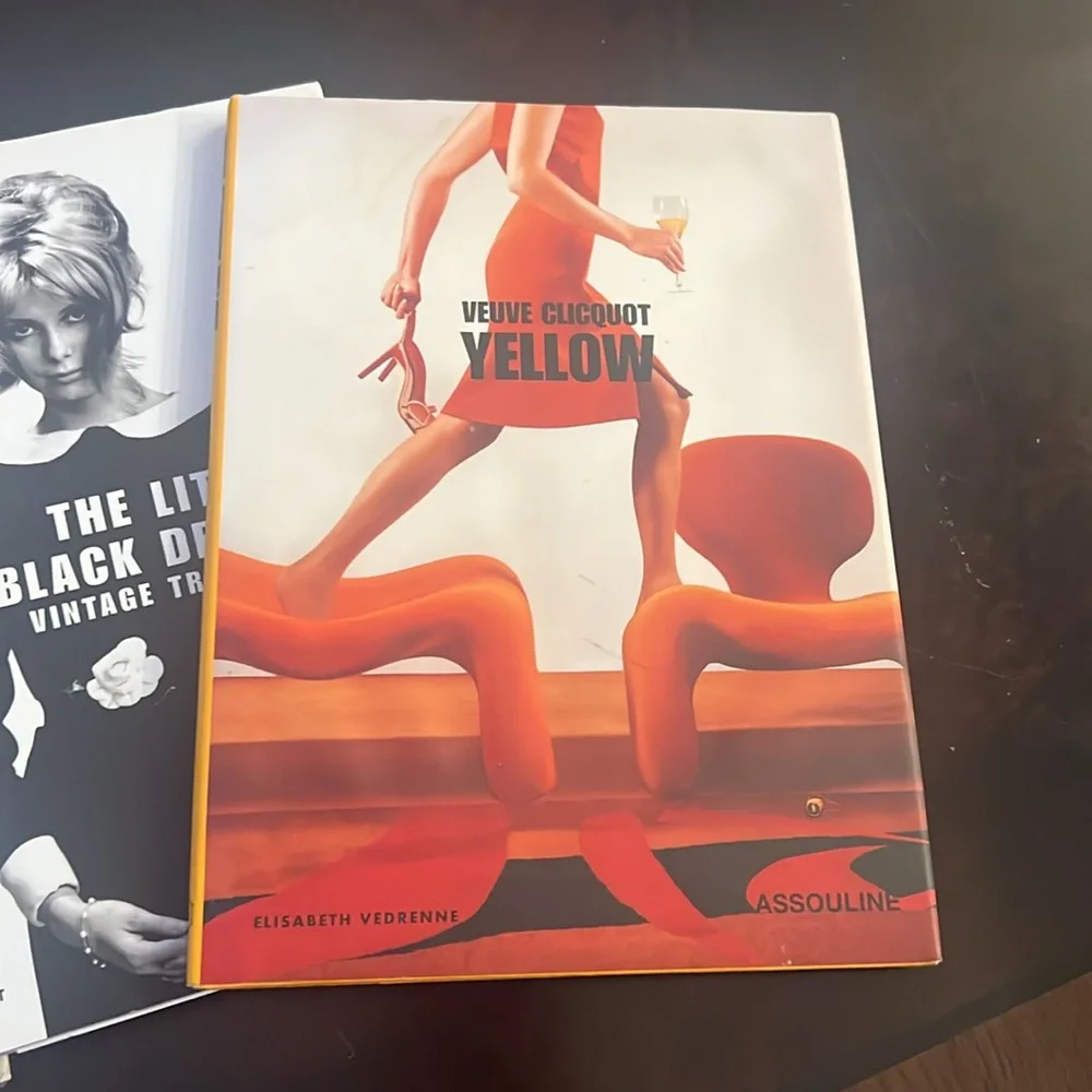 📚ASSOULINE Set of 3 Coffee Table Books Little Black Dress Cacharel Vueve